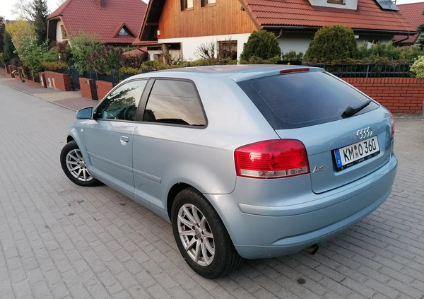 Audi A3 cena 18500 przebieg: 169398, rok produkcji 2006 z Janowiec Wielkopolski małe 529